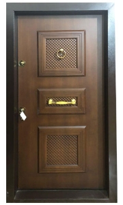 درب ضد سرقت مدل سه قاب حصیری