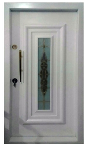 درب ضد سرقت ونی گلس سفید
