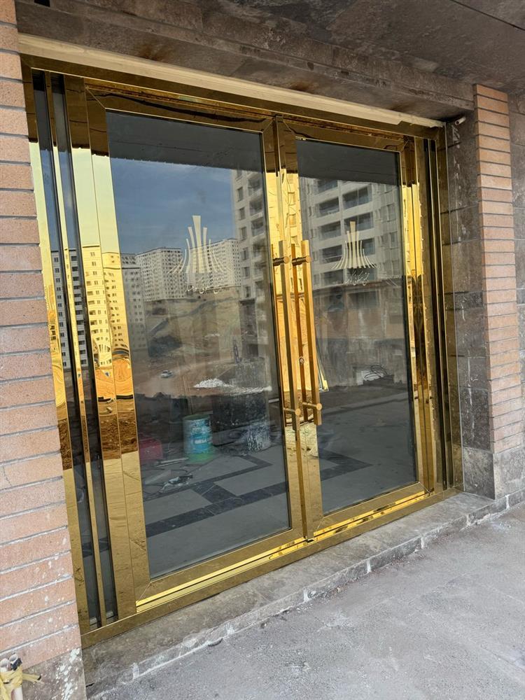 درب لابی شیشه ای